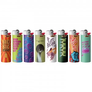 Bic Lighters - Assorted Design's - 50ct Display